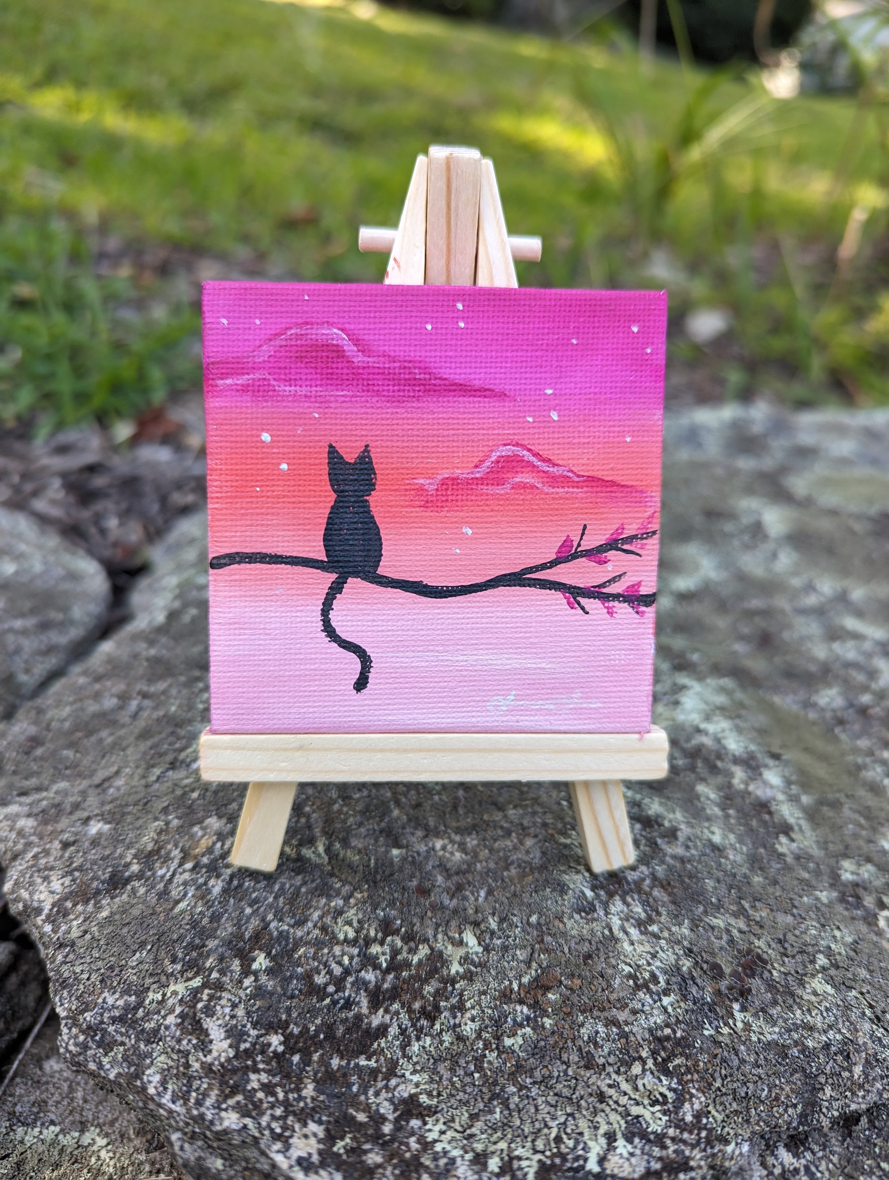 Mini Canvas & Easel-NEW! Dilly Dally – Painted Stuf