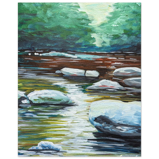 Rainbow River - Premium Matte Paper Poster